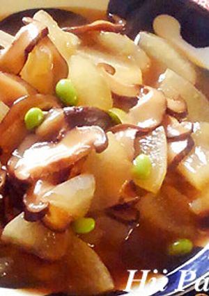 冬瓜と干し椎茸のあんかけ風-レシピのメイン写真