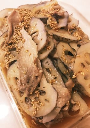 火を使わない★簡単豚肉レンコン蒸し-レシピのメイン写真