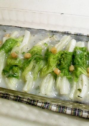 レンジで簡単!白菜の白菜巻きクリーム煮風-レシピのメイン写真