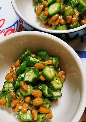 オクラの納豆あえ-レシピのメイン写真