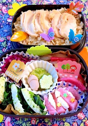 シンガポールチキンライス 秋弁当-レシピのメイン写真