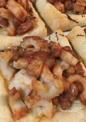 納豆とチクワのケチャップ焼き-レシピのメイン写真