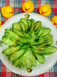 キュウリだけで綺麗なサラダ-レシピのメイン写真