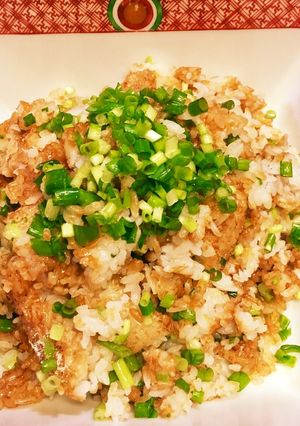 レンジで超簡単 バター醤油のネギ焼めし-レシピのメイン写真