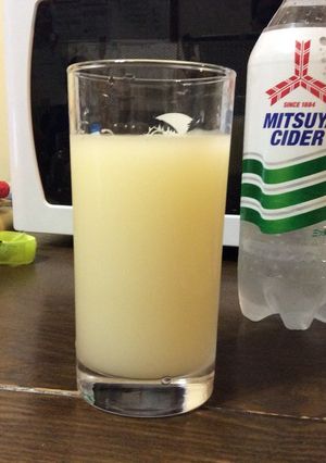 ノンアルコールカクテル　歴史の絆ー雪月ー-レシピのメイン写真