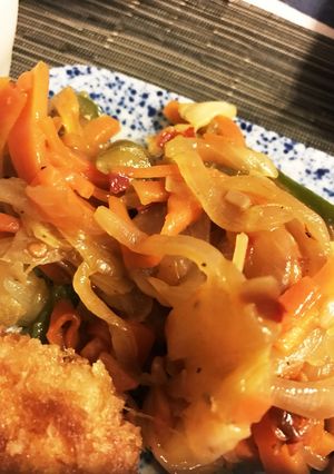 簡単ピリ辛野菜炒め-レシピのメイン写真