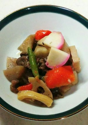 牛肉の筑前煮-レシピのメイン写真