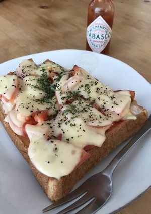旨い☆ジューシー♪トマトチーズトースト-レシピのメイン写真