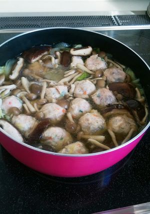 簡単鶏団子コンソメスープ-レシピのメイン写真