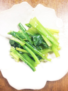 あっと言う間にに小松菜煮-レシピのメイン写真