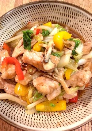 白菜と豚肉のオイスターソース炒め-レシピのメイン写真