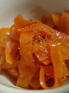 ひらひら♪人参のママレード煮-レシピのメイン写真