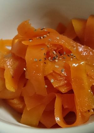 ひらひら♪人参のママレード煮-レシピのメイン写真