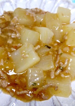 市販の麻婆豆腐の素にひと手間♡麻婆大根-レシピのメイン写真