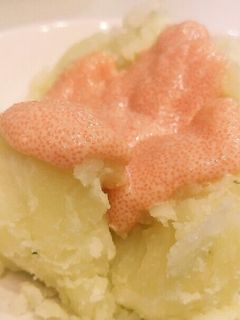 茹でジャガイモの明太マヨソースかけ-レシピのメイン写真