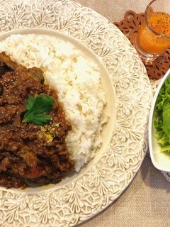 茄子と挽肉のトマトカレー-レシピのメイン写真