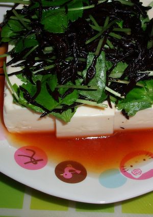 ひじきサラダの冷奴-レシピのメイン写真