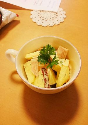 超簡単♪りんごサラダ-レシピのメイン写真