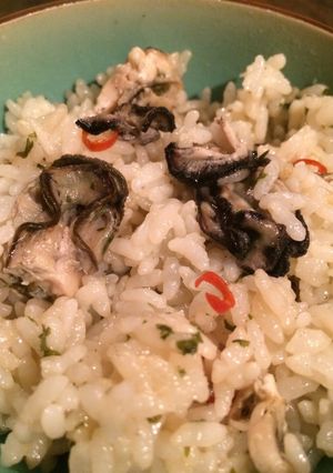 牡蠣飯　〜ペペロンチーノ風〜-レシピのメイン写真