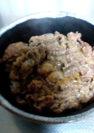 炊飯器で♪めちゃうま牛丼！-レシピのメイン写真