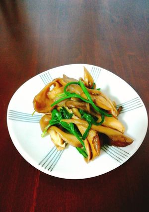 舞茸と春菊の甘辛煮-レシピのメイン写真