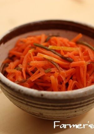【農家のレシピ】にんじんなます-レシピのメイン写真
