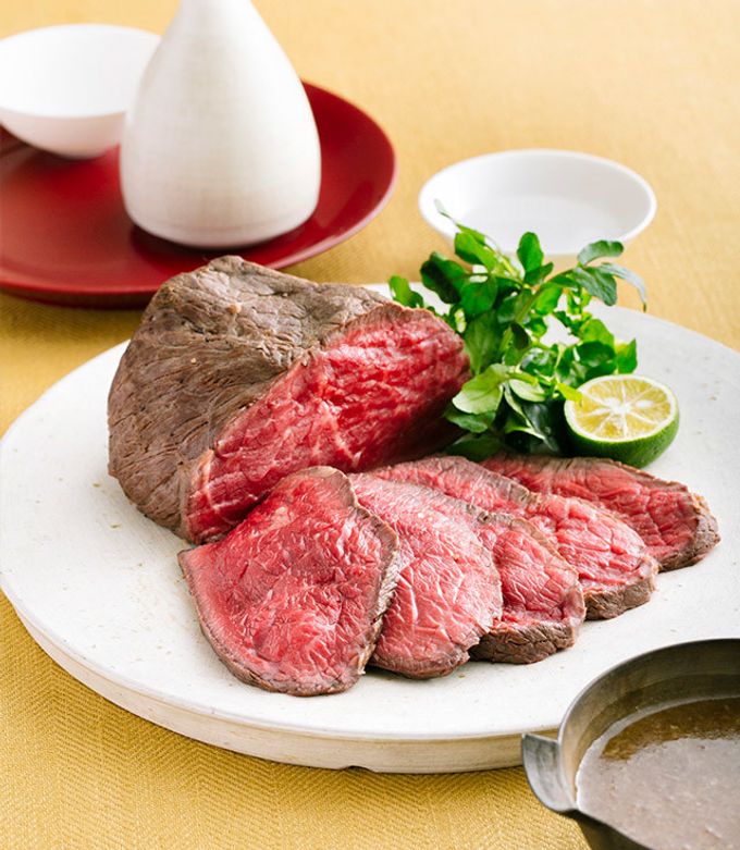 割烹白だしで和風ローストビーフ-レシピのメイン写真