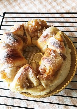 HBでフワフワ アップルリングパン-レシピのメイン写真