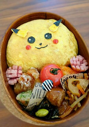 簡単 ピカチュウ キャラ弁 ポケモン♪-レシピのメイン写真