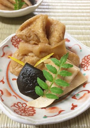 餅巾着 柚子風味　お節料理-レシピのメイン写真