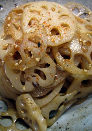 蓮根だけのきんぴら☆ピリ辛味で甘め-レシピのメイン写真