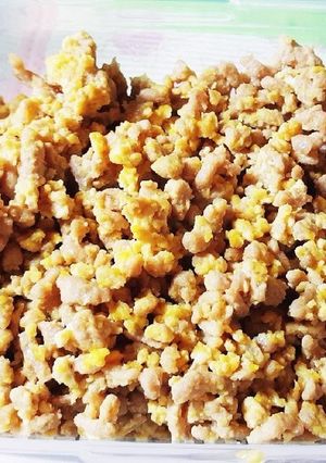 卵とひき肉で肉そぼろ-レシピのメイン写真