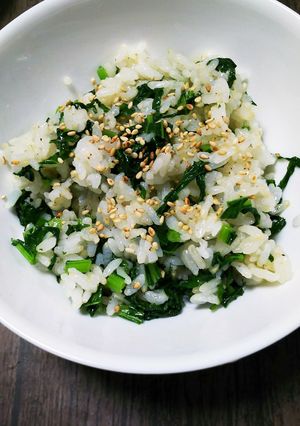 超簡単！かぶの葉混ぜご飯-レシピのメイン写真