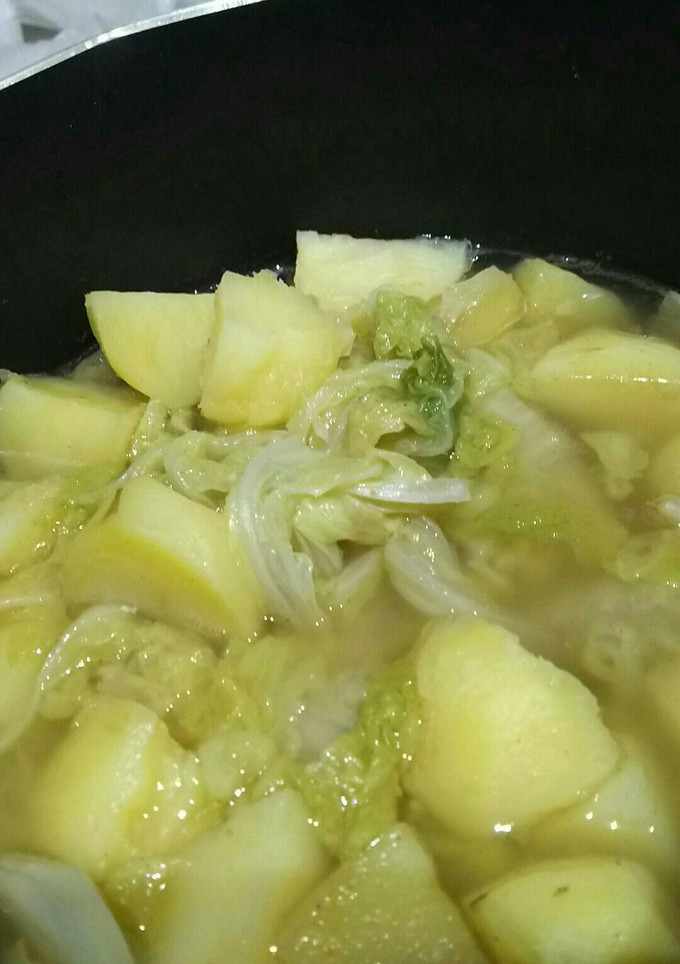 白菜とじゃがいものほんだし煮-レシピのメイン写真