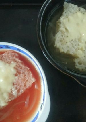 玉ねぎスープ2種類-レシピのメイン写真