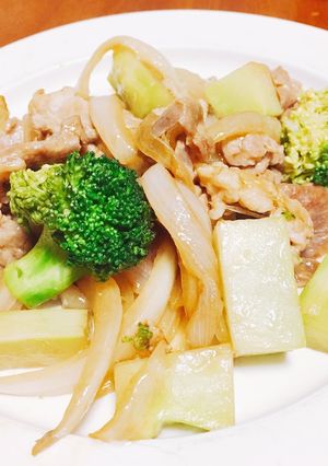 パパッとメインの豚こま炒め-レシピのメイン写真