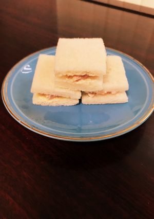 ❁刻みハムとツナのサンドイッチ❁-レシピのメイン写真
