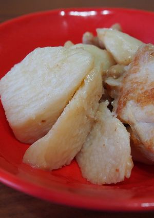 長芋と鶏肉の塩煮-レシピのメイン写真