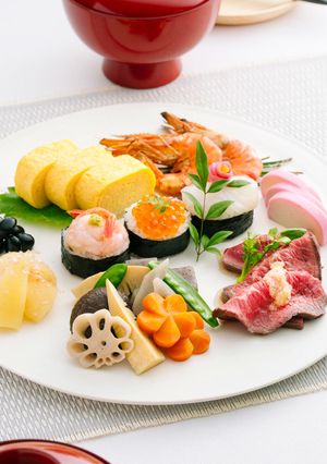割烹白だしで、簡単♪ワンプレートおせち-レシピのメイン写真
