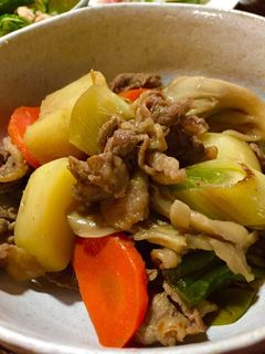 めんつゆで作る!すき焼き風肉じゃが-レシピのメイン写真