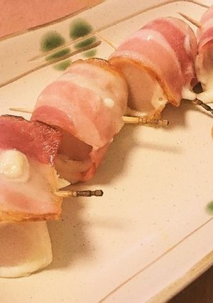 魚肉ソーセージのチーズベーコン巻き-レシピのメイン写真