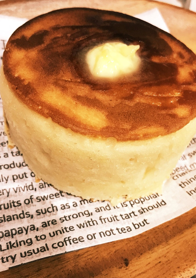 HMと型で！厚焼きホットケーキ（卵無し）-レシピのメイン写真