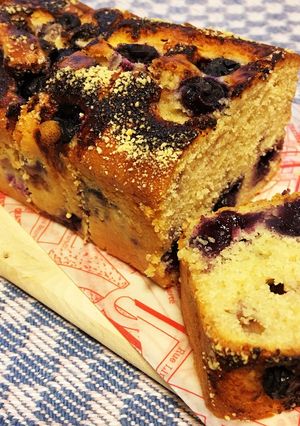 ＊ブルーベリー&チーズのパウンドケーキ＊-レシピのメイン写真