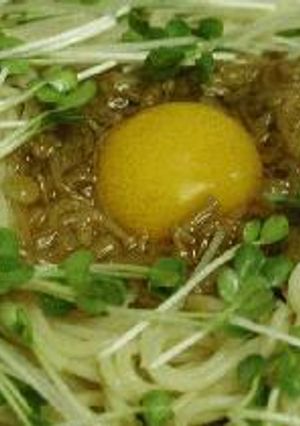 にんにく卵黄パスタ-レシピのメイン写真