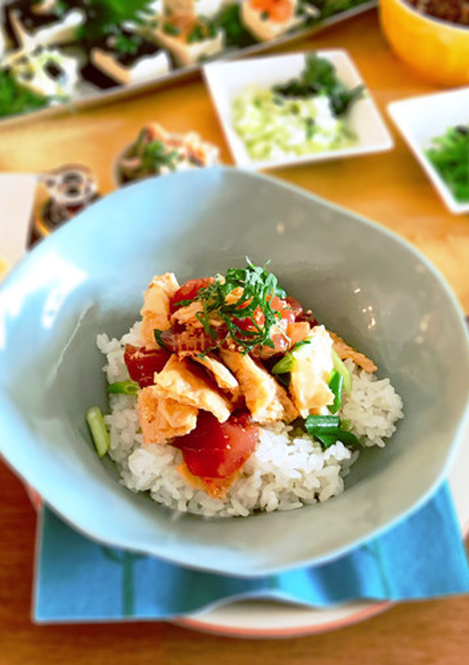 生ゆばとマグロ漬丼-レシピのメイン写真