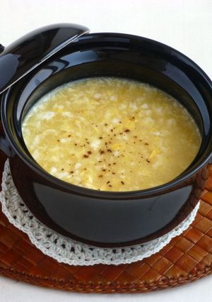 玉米湯　豆腐とコーンのスープ-レシピのメイン写真