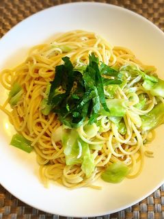しらすとキャベツの和風パスタ-レシピのメイン写真