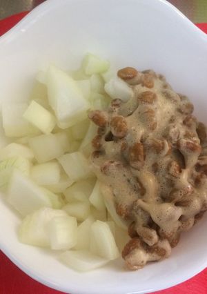 納豆玉ねぎ(玉ねぎ納豆でも可)-レシピのメイン写真