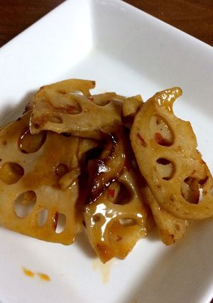 冷めても美味しい☆レンコンのピリ辛炒め-レシピのメイン写真