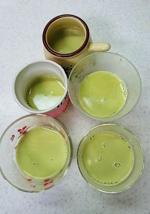 ダブル抹茶豆乳パンナコッタ-レシピのメイン写真
